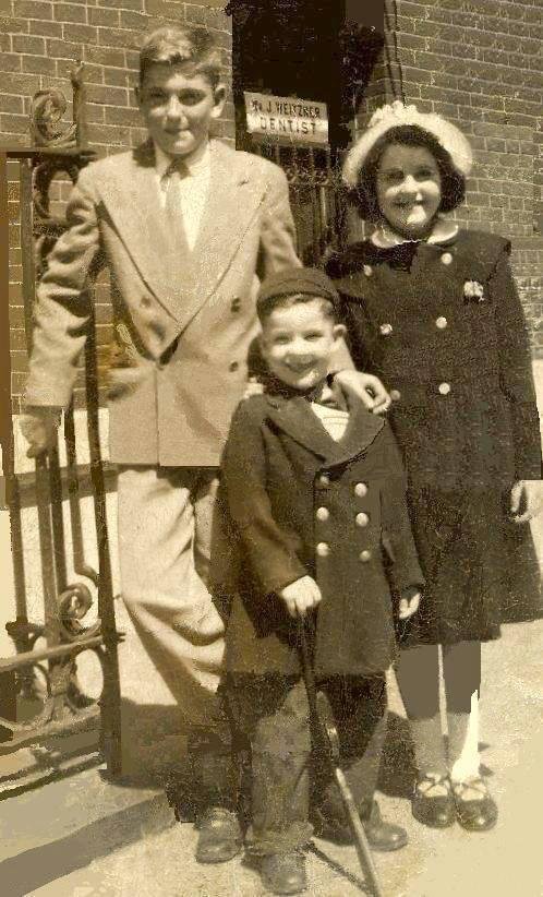 Happy Siblings Day! My Brother Jerry Sister Ellen and little Jackie Brophy c: 1950