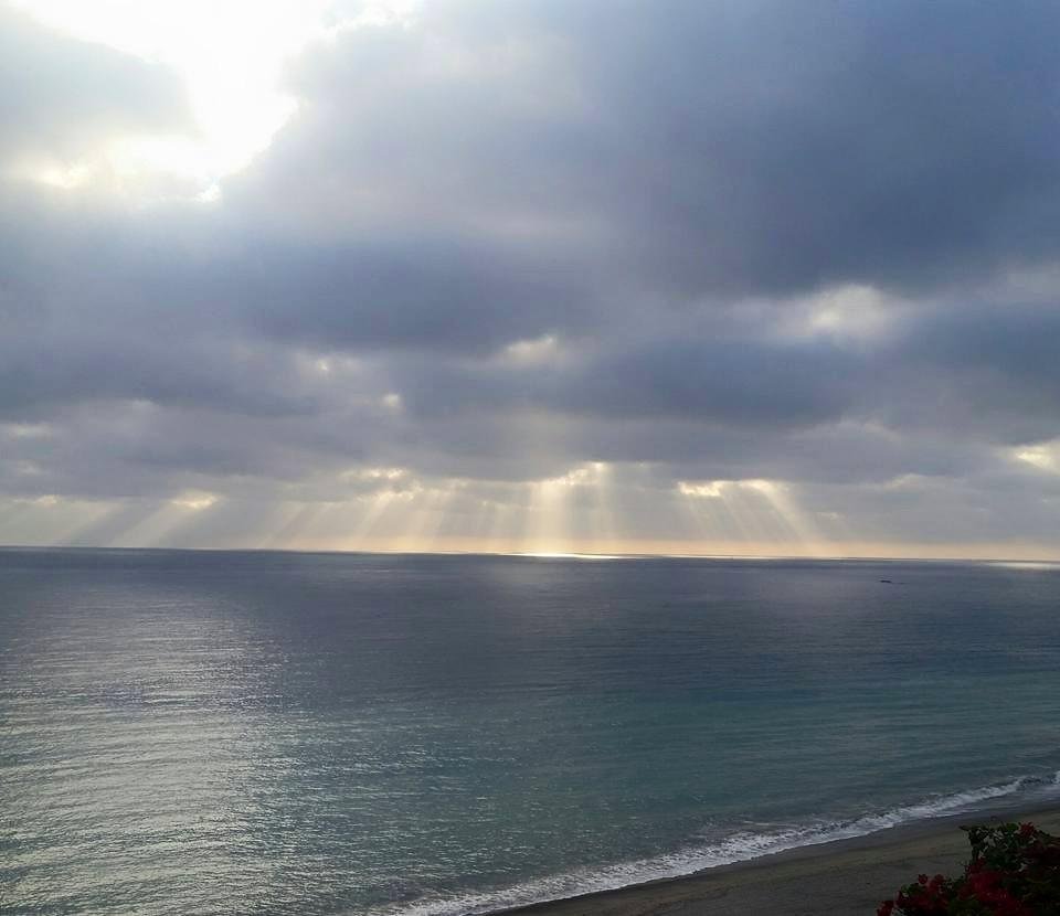 Sun busting thorough in San Clemente