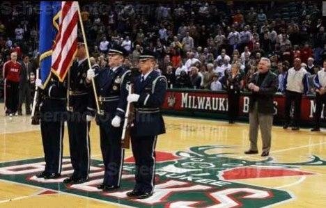 To the Milwaukee Bucks, with resounding support from all the National Anthem singers: You are an inspiration to us all. "Go and get you one." (KD)