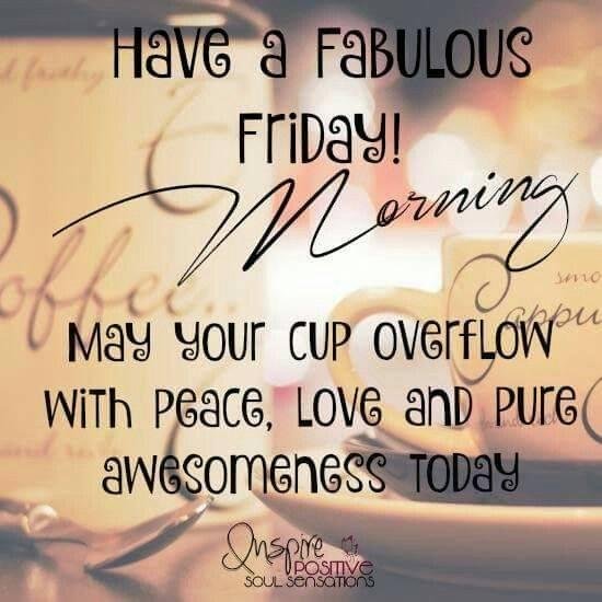 Good Morning FB Friends