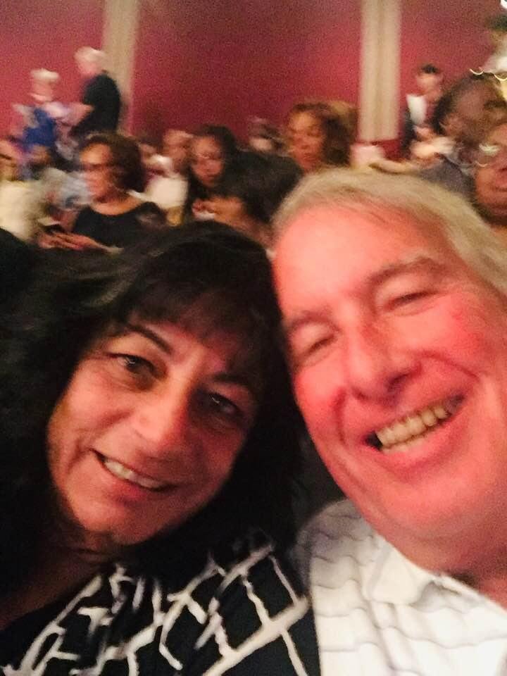 Enjoying our first Broadway show since Franks retirement 😊. There will be more