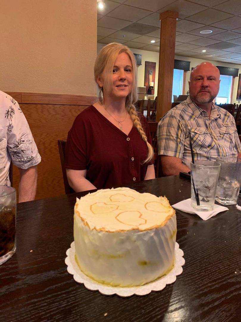 Thank you Catherine and Rodney for a fabulous late lunch for our 50th and Catherine you made an awesome wedding cake