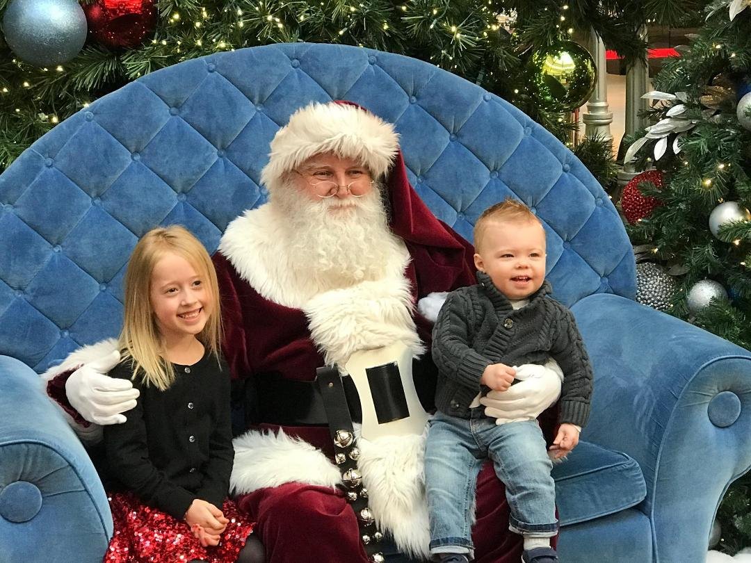 My little ones meet Santa!