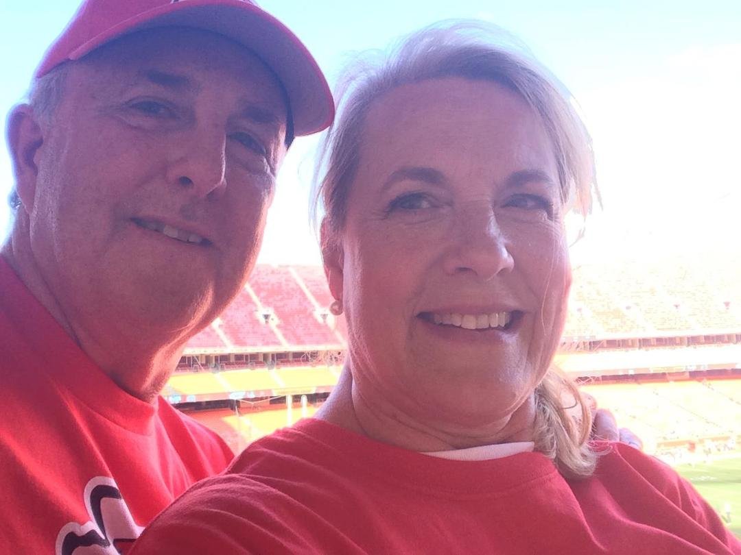 Let's go Chiefs! At Arrowhead Stadium