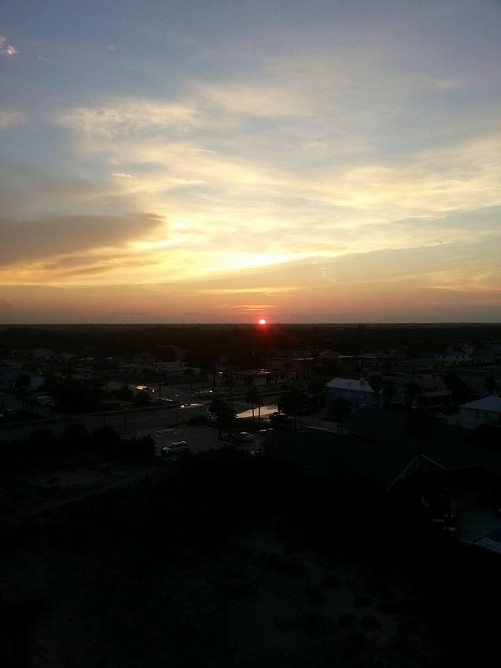 Great sunset to a great celebration time.