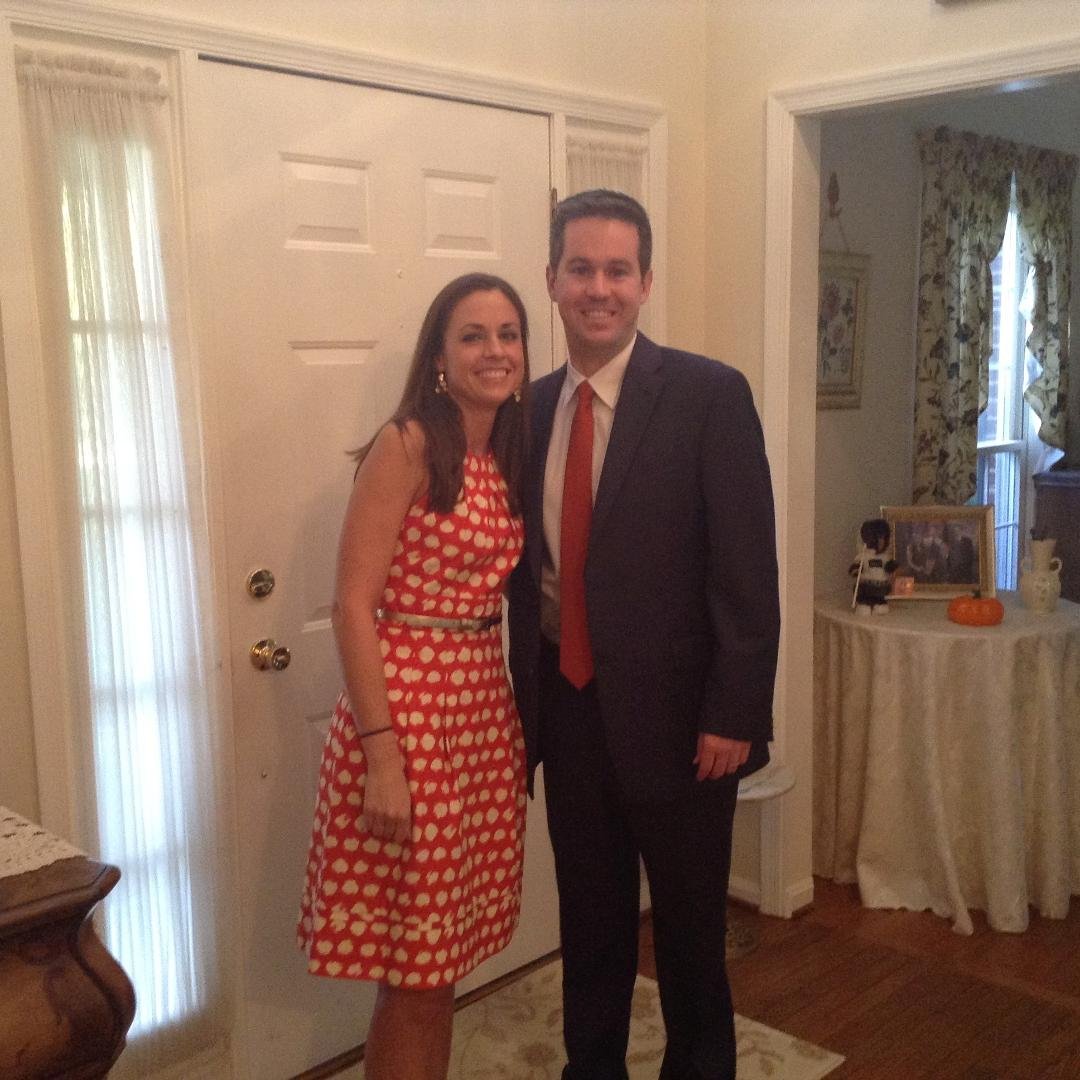 Brian and Becky staying for the weekend. Going to a wedding in DC. Looking good for 2 old married folks!