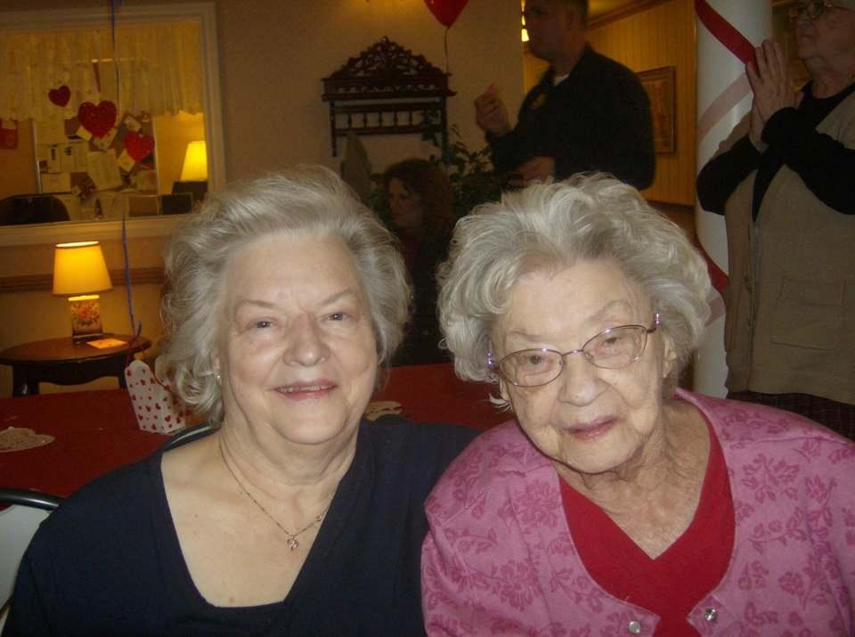 I found this picture of mom and me.  Love her and miss her so much