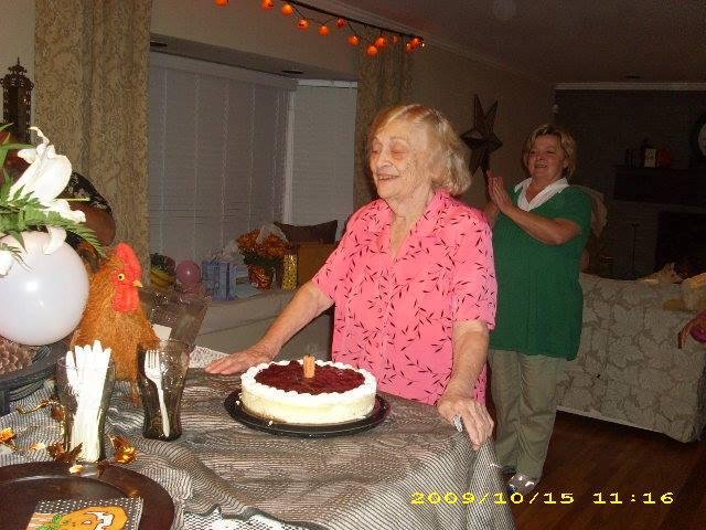 Today would have been my Mom, Ann's. 95th birthday..I planted a garden today in my back yard w/ trees, rock beds & stone walkways in her memory, so I could sit amongst the trees and remember all our great times together...H