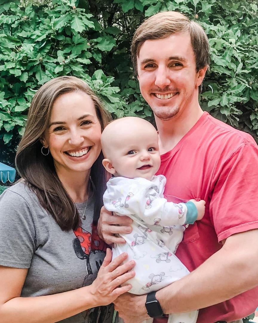 Taylor, Little Henry and Will. The little guy is a day short of five months-old today.
