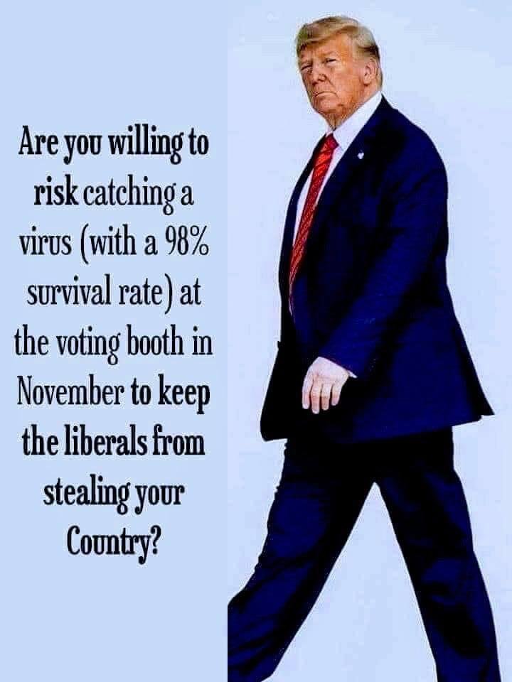 Yes absolutely my family and I will be going to the polls.........
