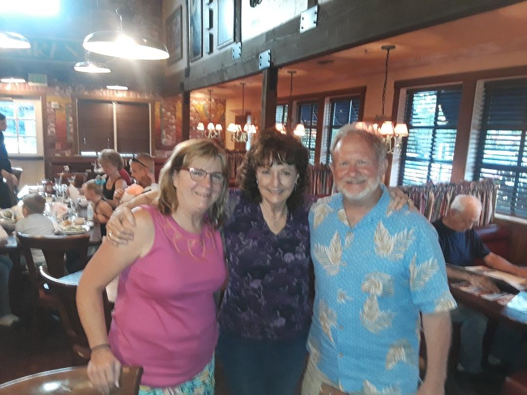 Look who I found wandering around Colorado! 'So good to see lifelong friends, Woody and Becky Dotson.