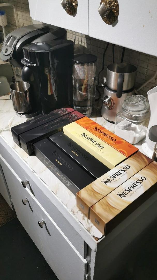 My first Nespresso coffee order has arrived... Think maybe I over did it... Mmmmmm Coffee..