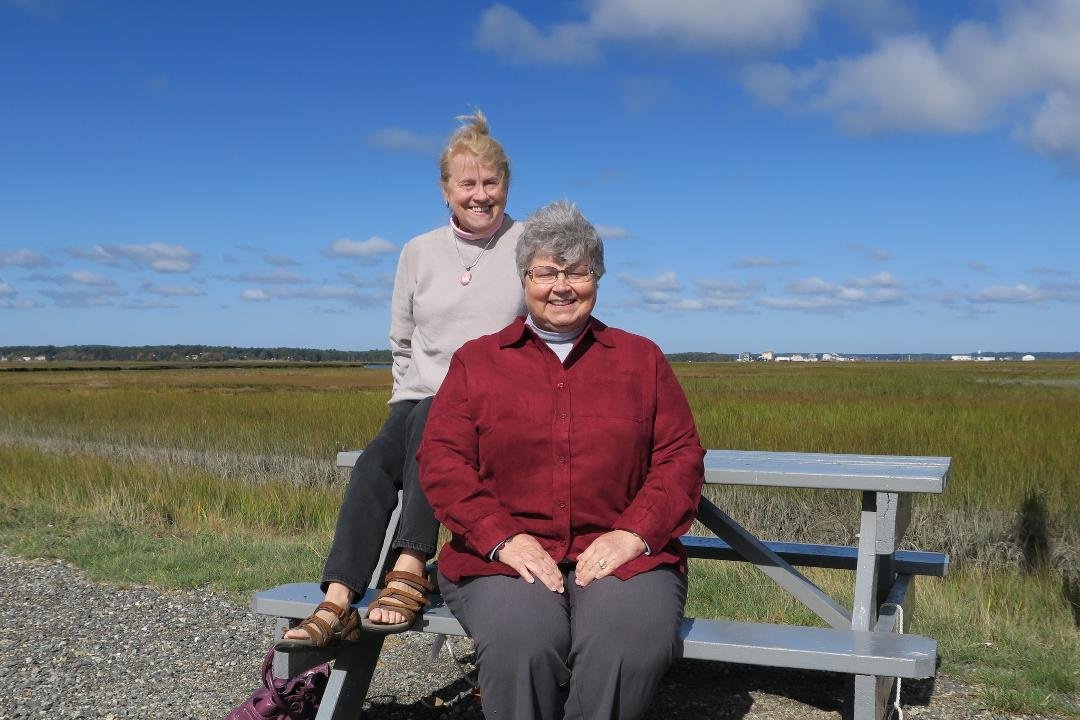 Its Siblings Day - hooray!  My favorite sister and me .