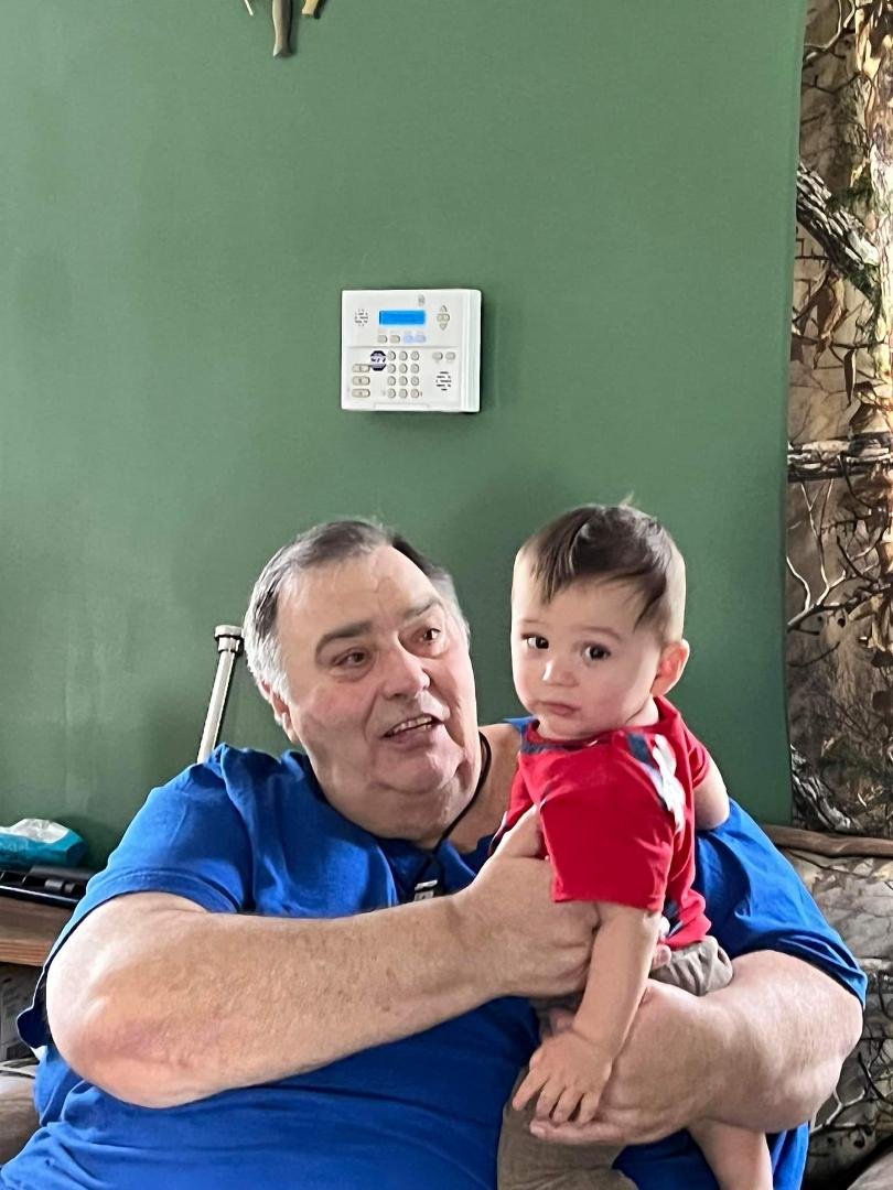 One of my great grand kids came to to see me today