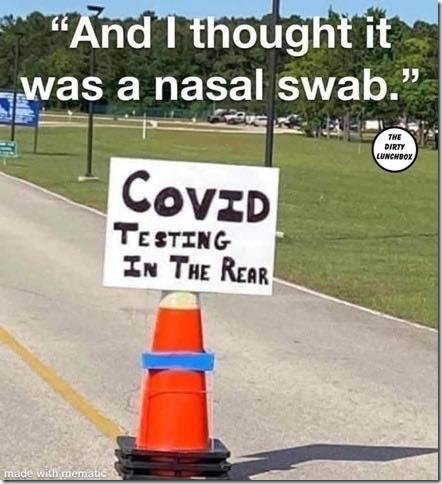 Is this the line for testing at the White House?