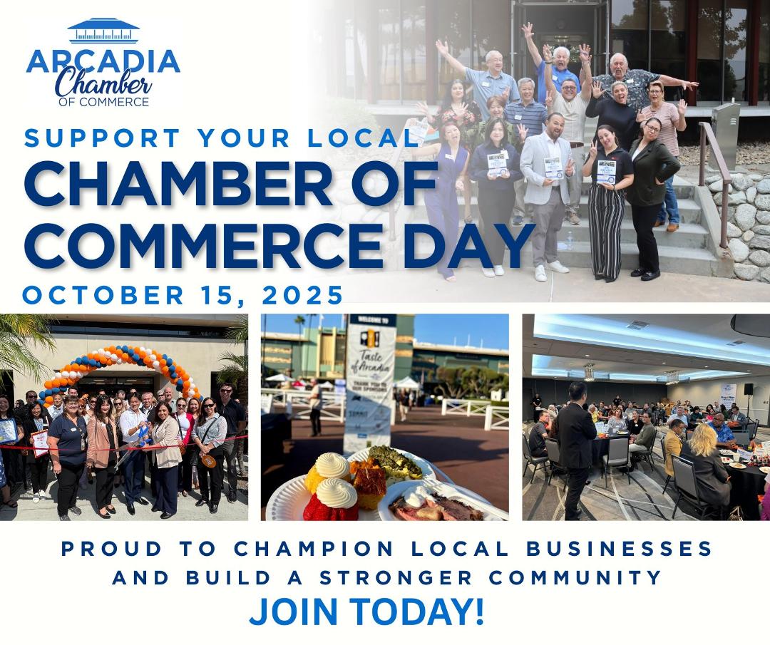 Happy National Chamber of Commerce Day! Im proud to be a past Board Member and current Ambassador for the Arcadia Chamber of Commerce which helps to connect businesses to our city and beyond. The chamber not only strengthen