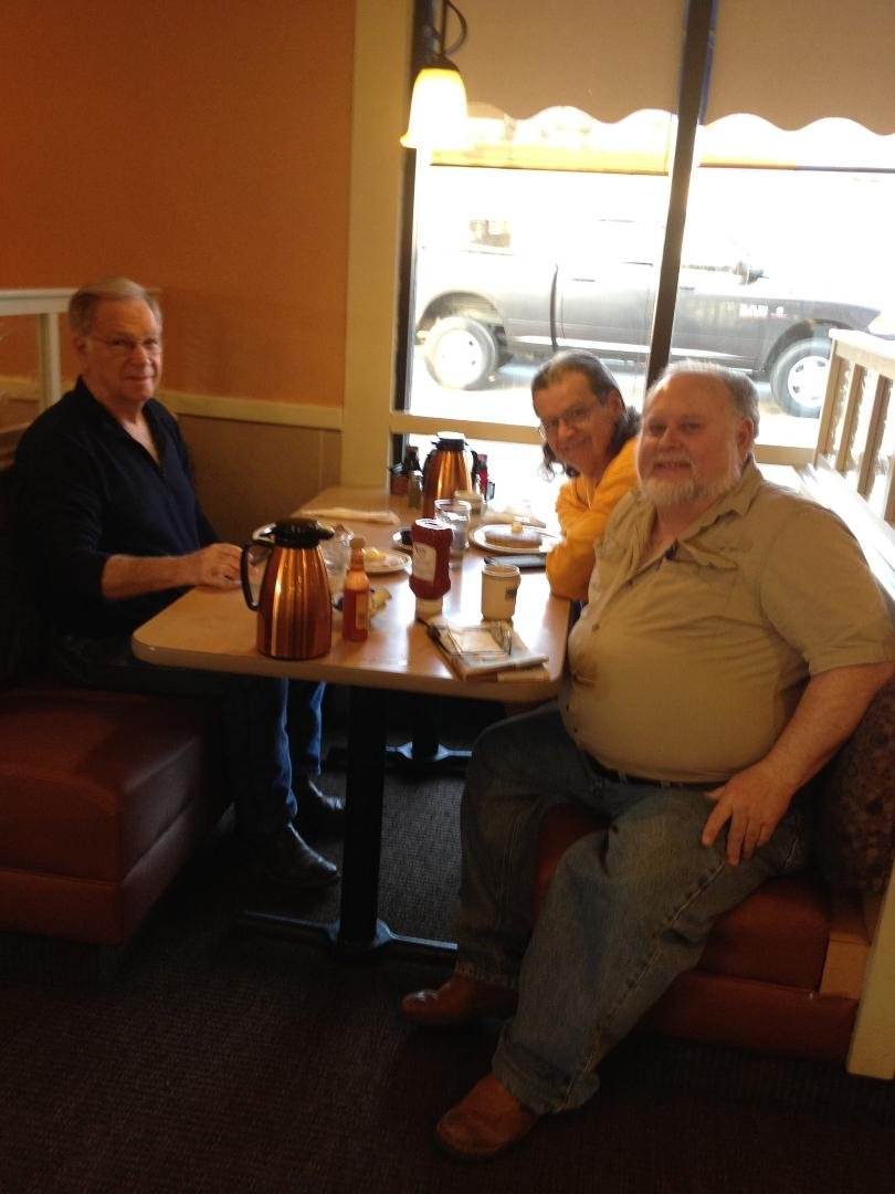 Tommy, Ivy, and Jim. IHOP. Buds til the end!!