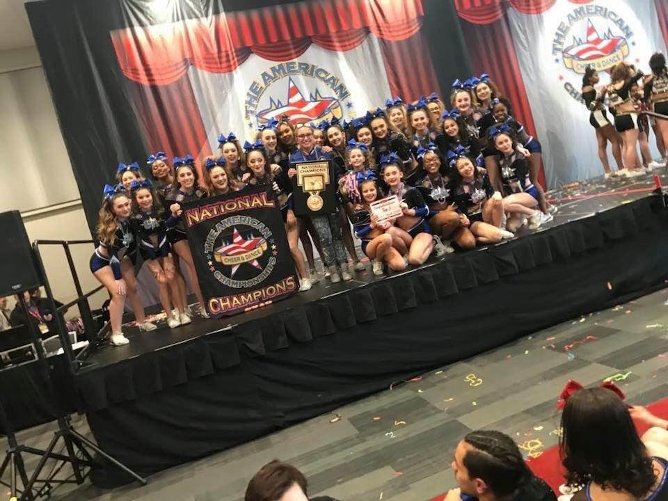 Granddaughter Kamryn with her championship team.