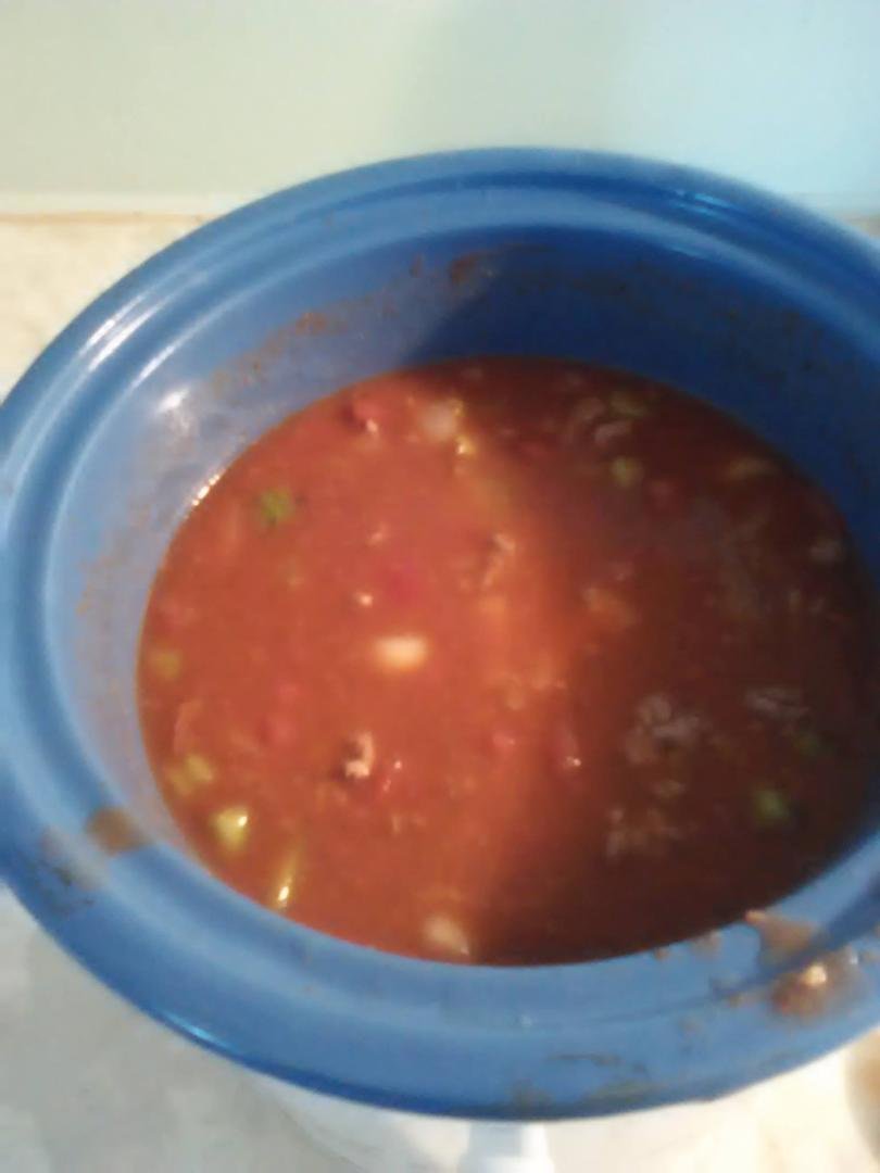 Made a pot of chili to bad ain't no one here to have some tonight