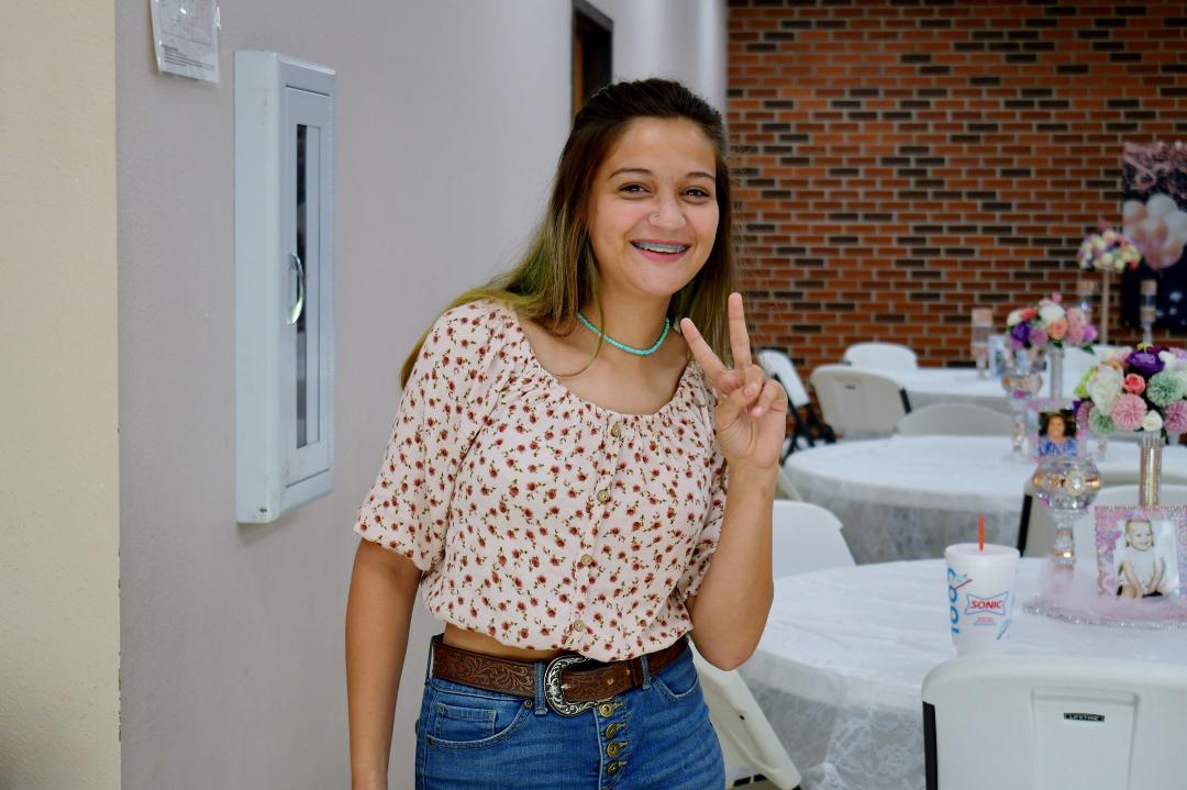 Elaine's great-granddaughter Emily