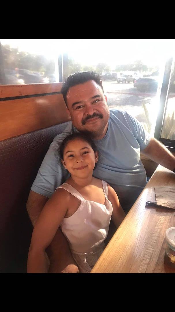 Ruben, Jr. ( his daughter, Janae)