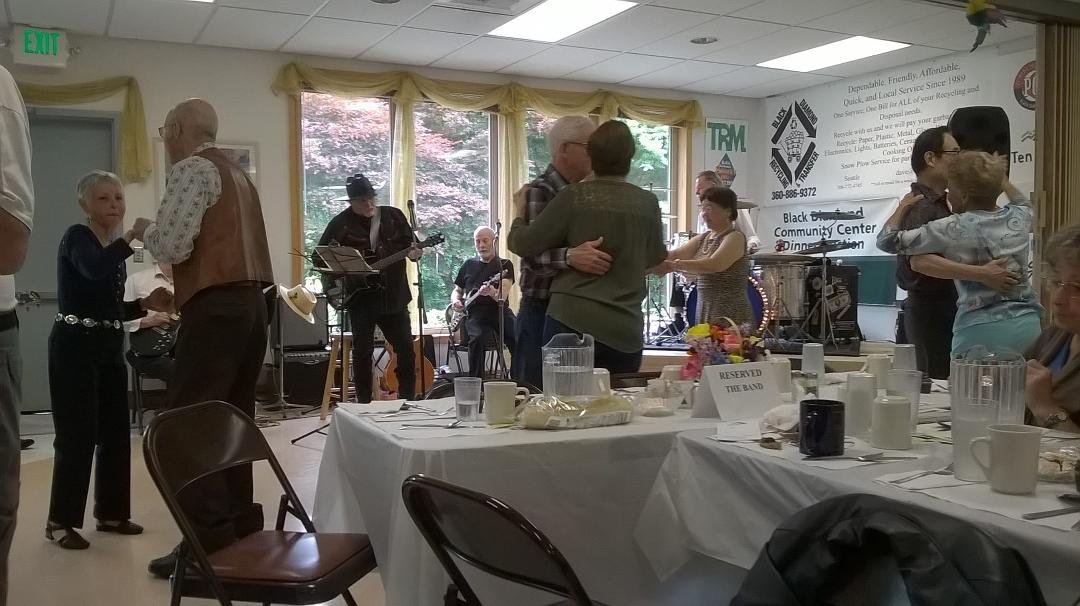 We're celebrating Fathers Day at the Black Diamond senior lunch.