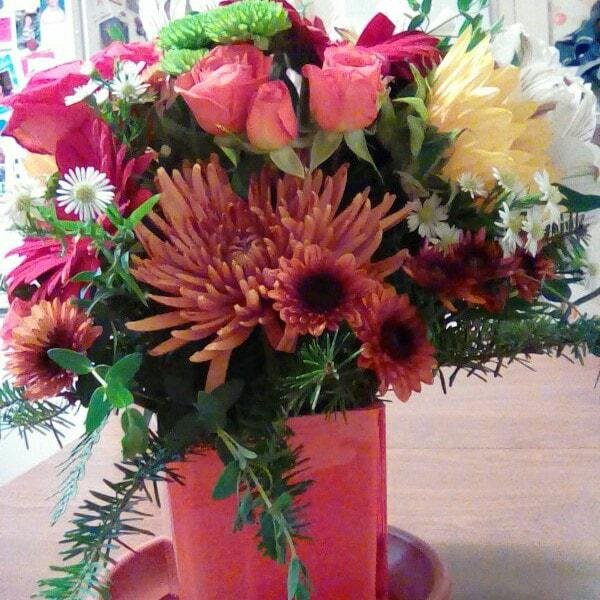 My sisters sent me this bouquet last fall.