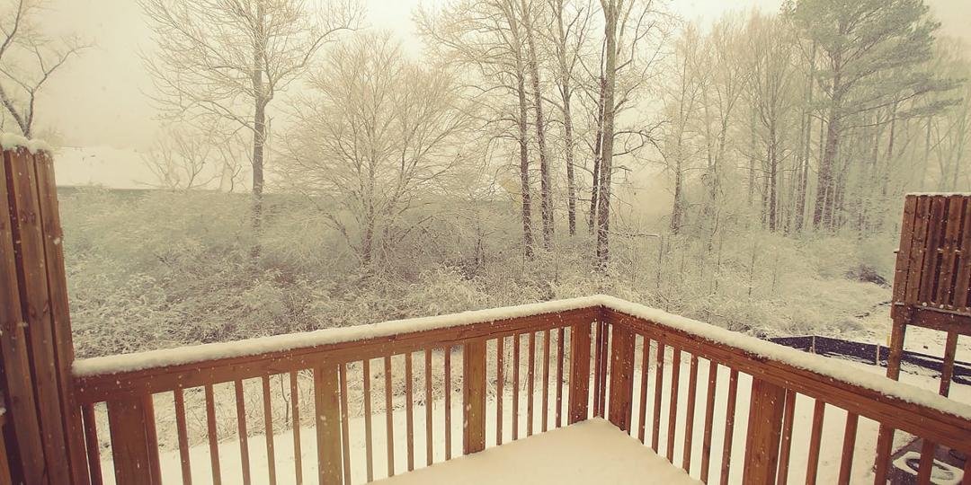 Winter in Cumming, GA.