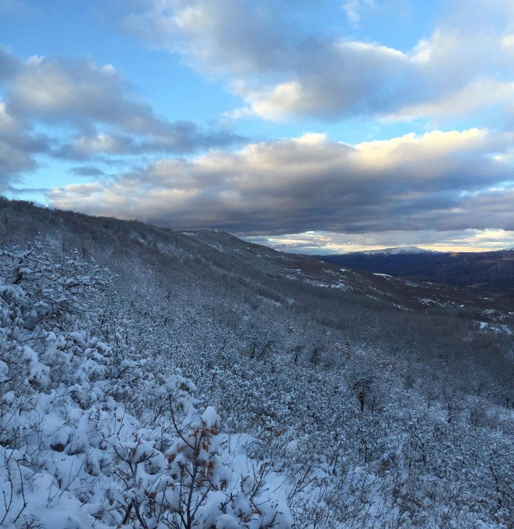 One of the views from last evenings Elk hunt.