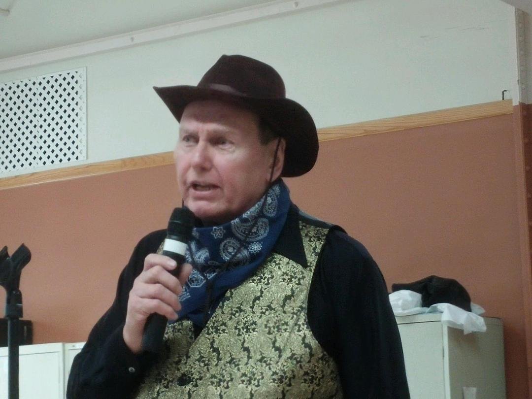 Performing "Desert Pete" at the Senior Center Golden Tones Spring Concert
