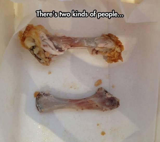 Ain't that the truth! Which kind of person are you? Any guesses on me?