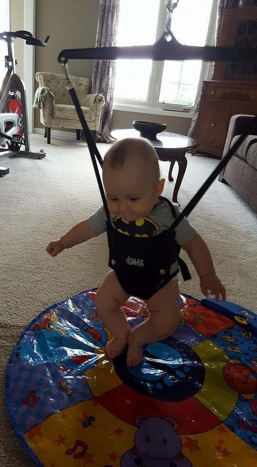 Bouncing baby boy, literally lol