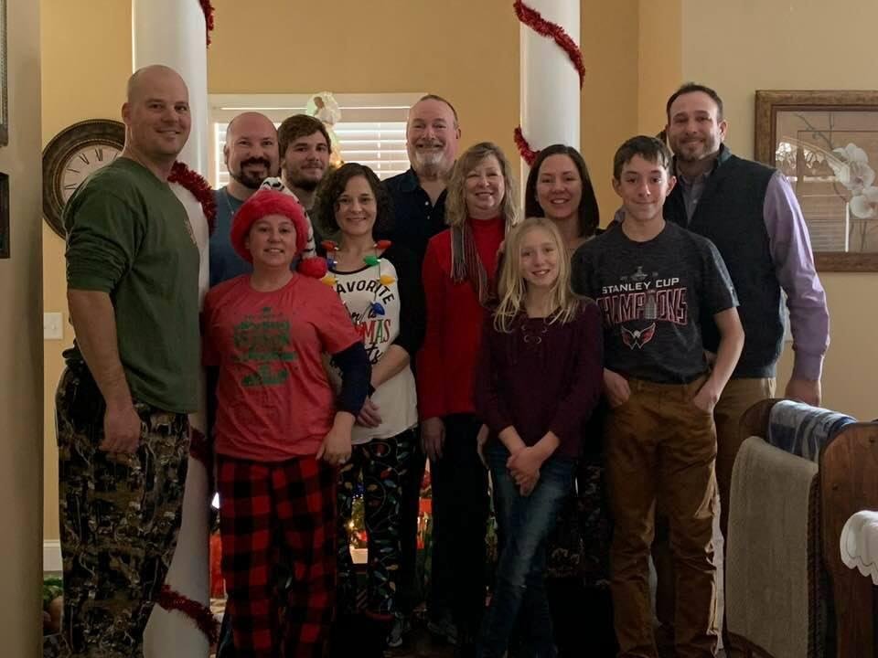 Family Christmas in Hickory, NC
