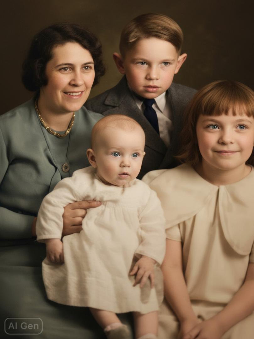 Hi Virginia, here's a colorized of your mom and my dad.