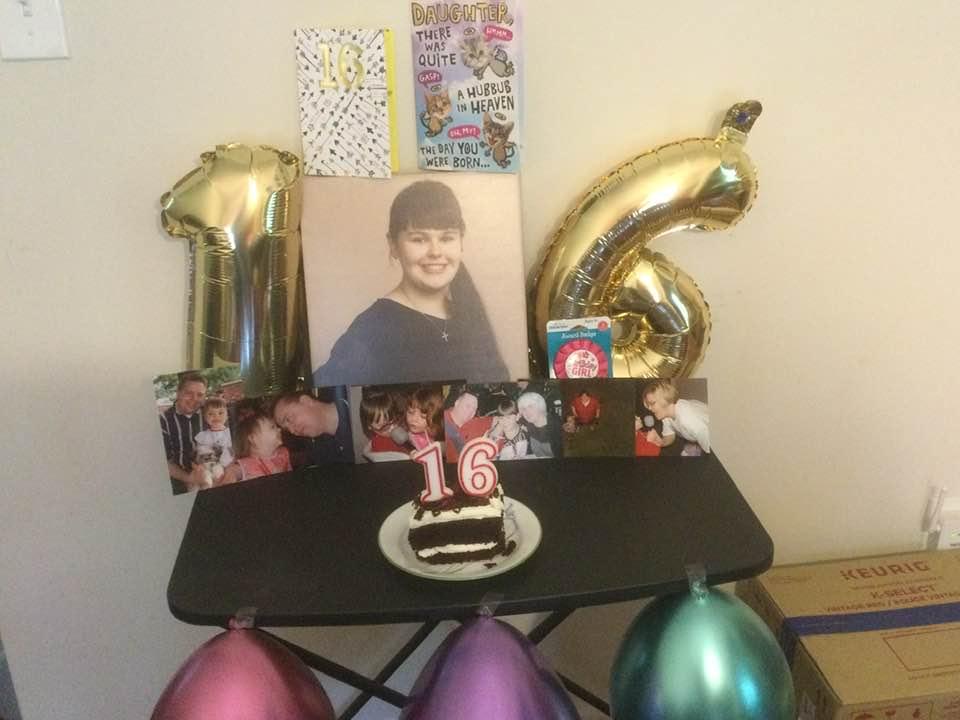 Happy Sweet 16 Birthday Madison. I hope you have an awesome day. Love you, Dad