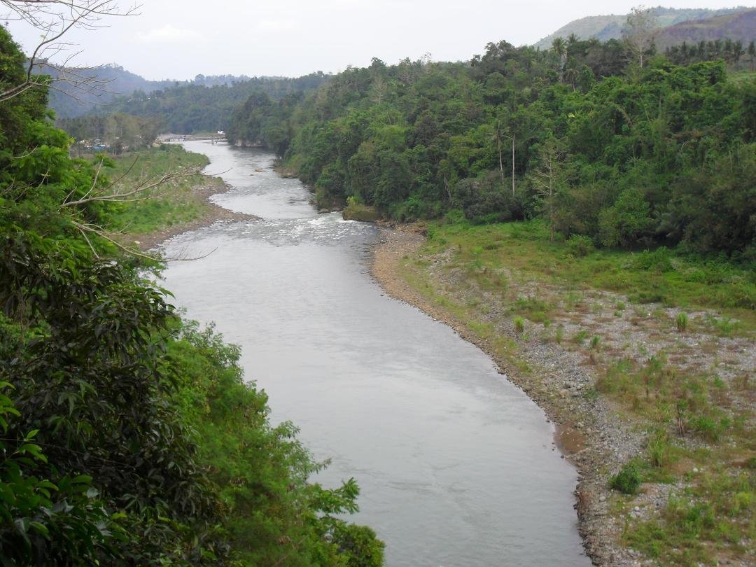 Cagayan de Oro River span from the Makahambas Cave exit.