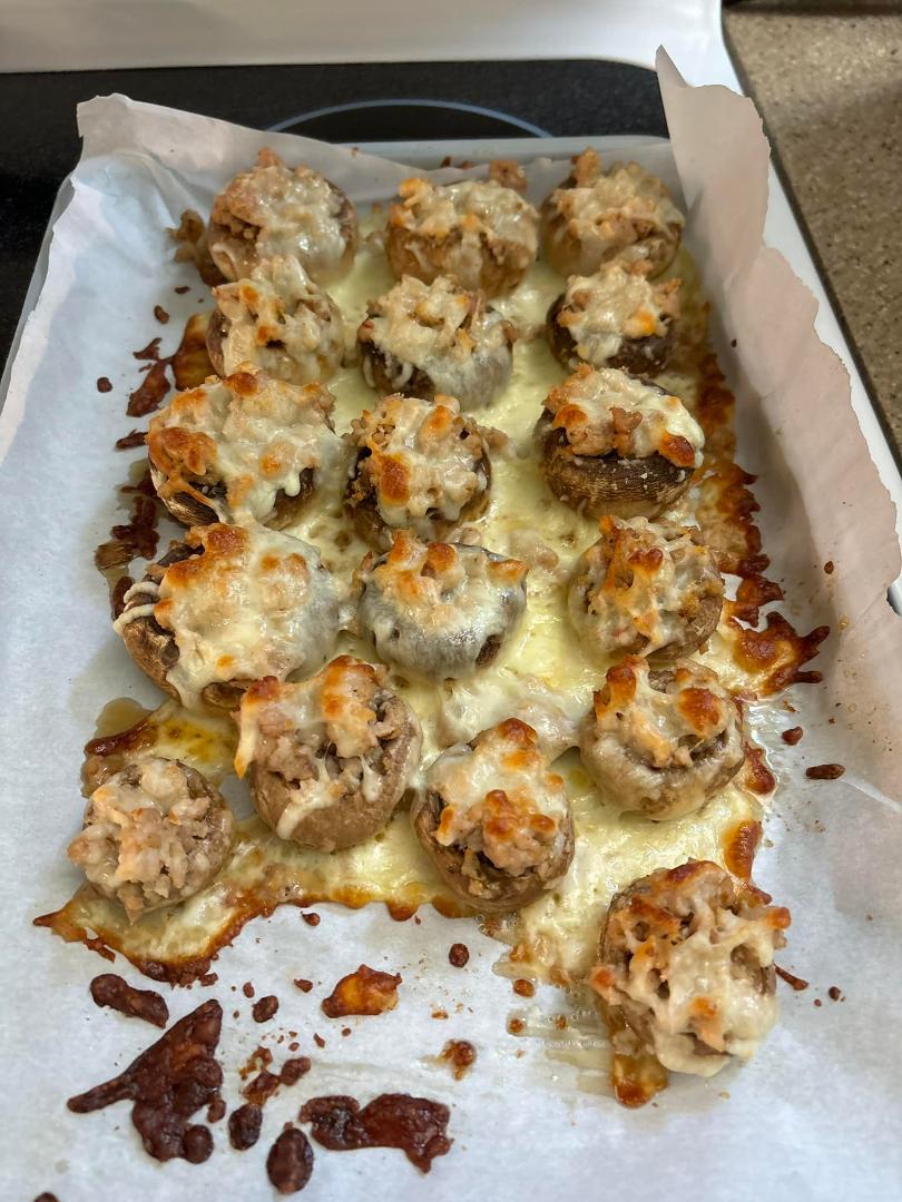 Stuffed mushrooms yeah