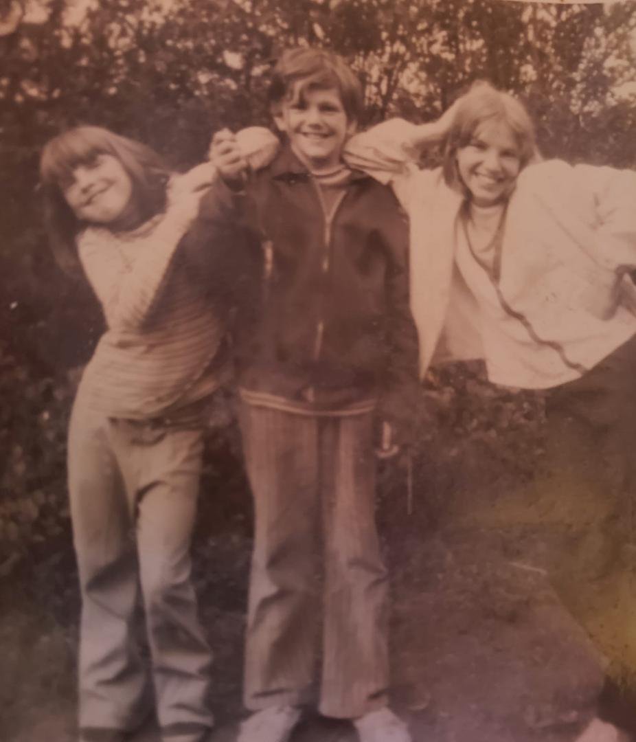 Betty Ann McPeake, Look at my pants those terrific stretchy pants that were made for giants when wet.. And check out my face... too funny.. hahaha