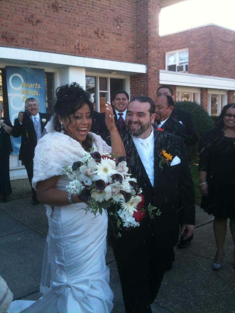 My beautiful friend Patty and her new husband Peter. Congratulations on your wedding. We were so honored to share this special day with you both!
