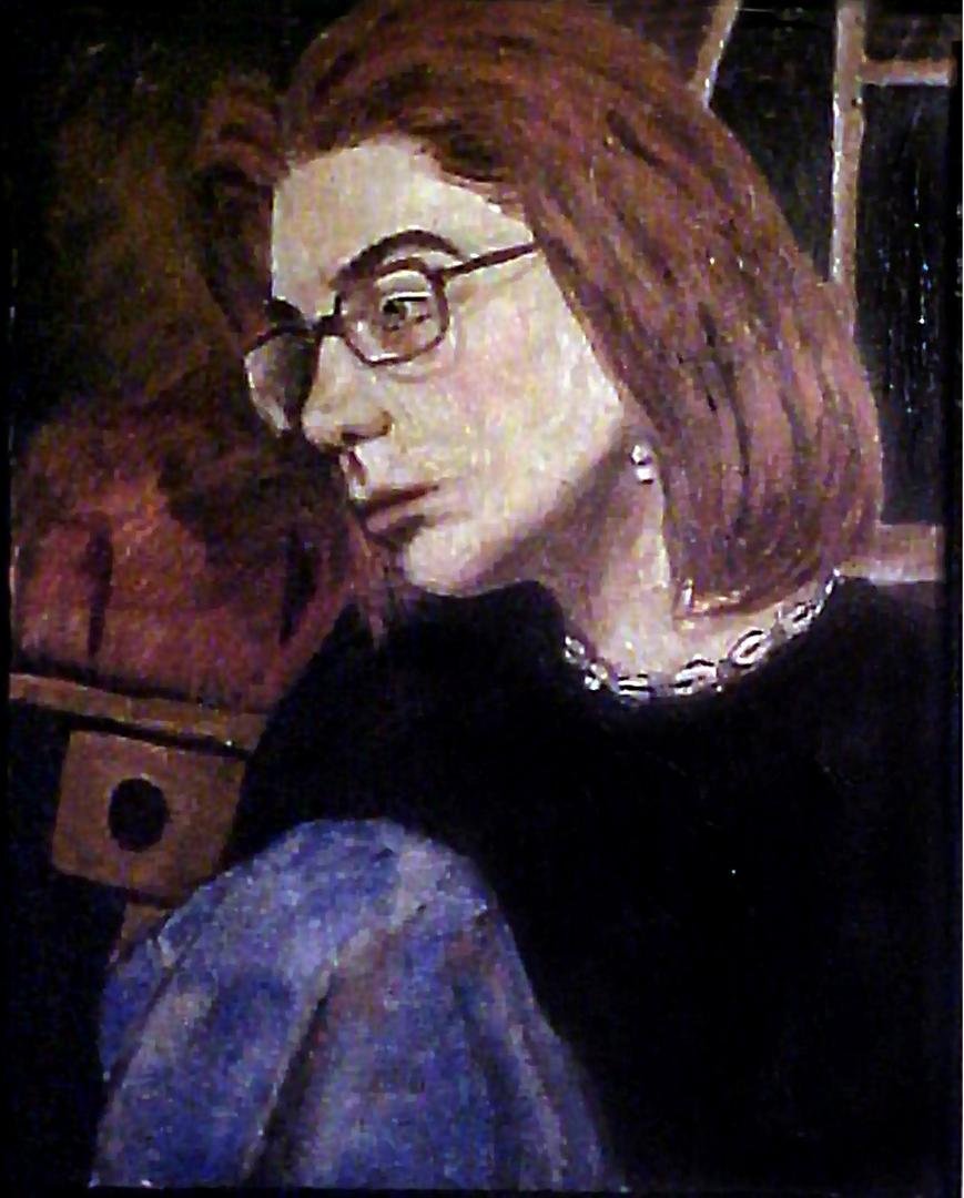 oil on canvas. Study of Meg