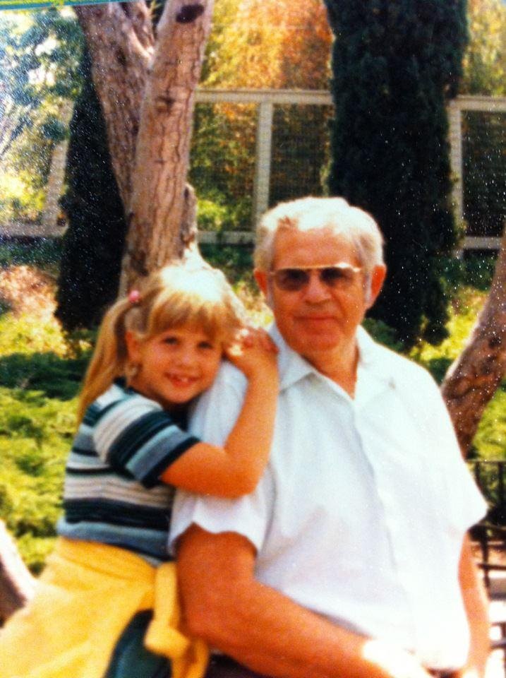 Kim and Grandpa were great buddies