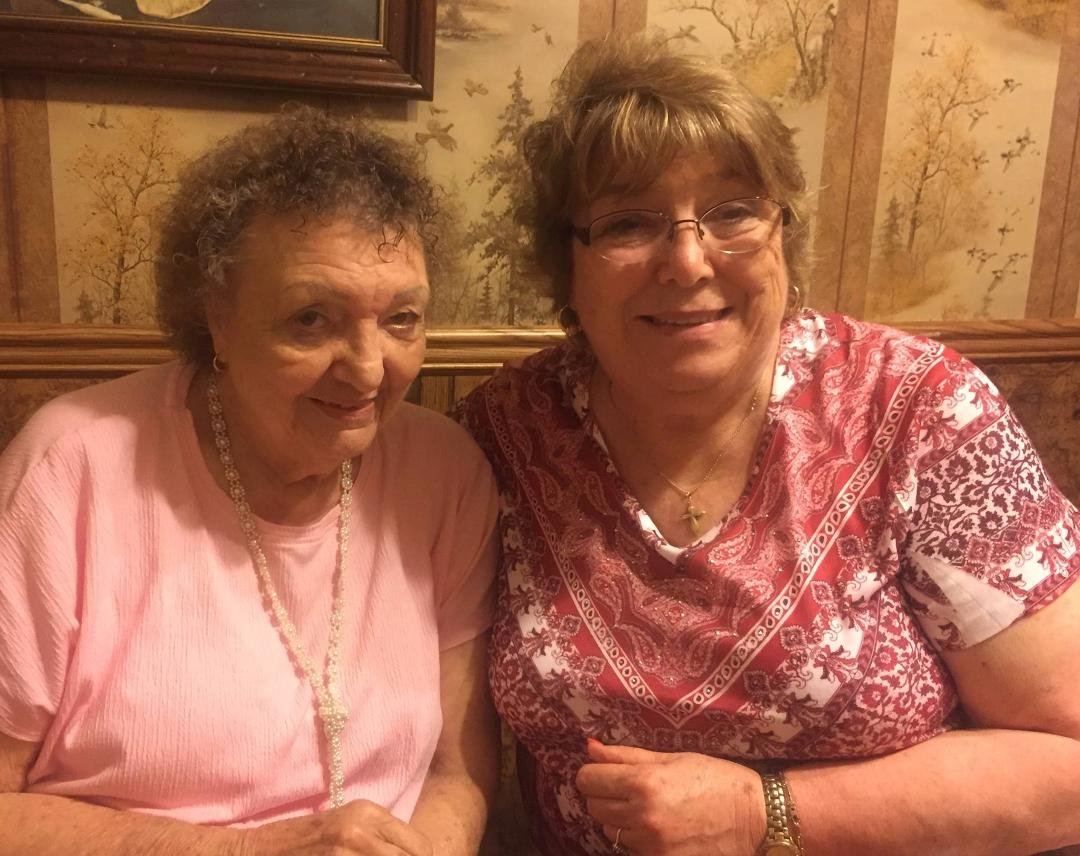 Norma and I at Old Germany Restaurant in Choctaw Oklahoma