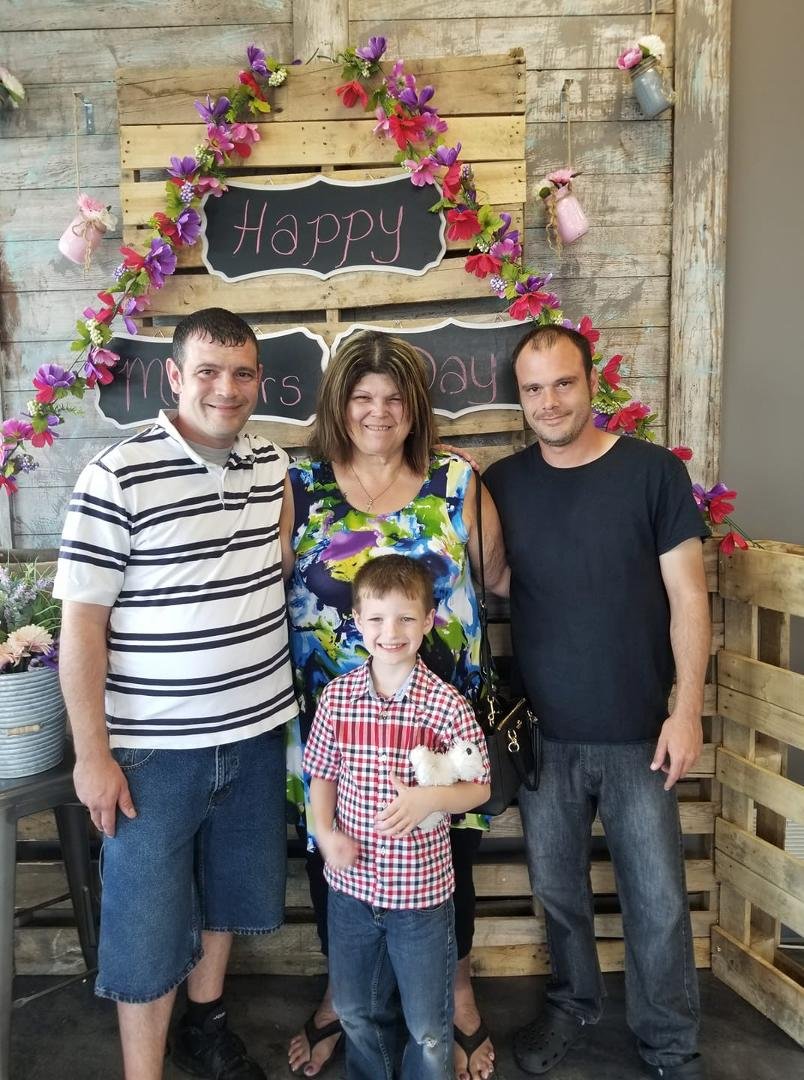 Me and boys at church today