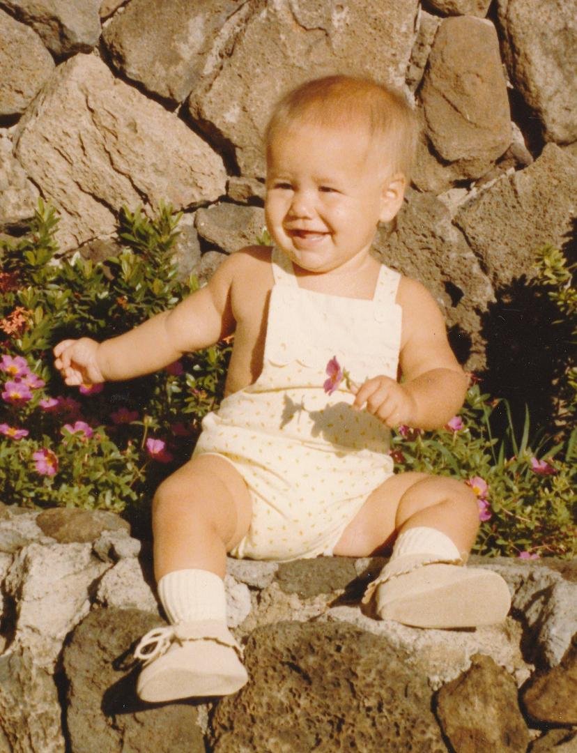 Had to post this one too. This was Christina in Hawaii in 1984 ... just 6 months old. I remember the day we took the picture like it was yesterday. I think of all the gifts God can bestow on a man, a daughter has to be t