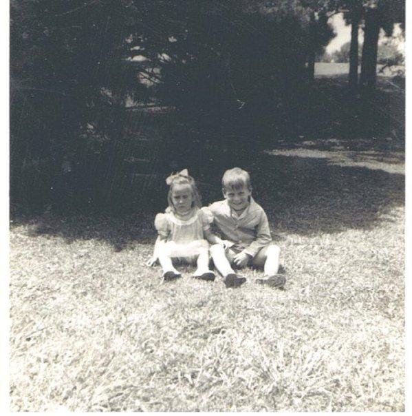 My sister Marlene and I by City Park in Baton Rouge, La