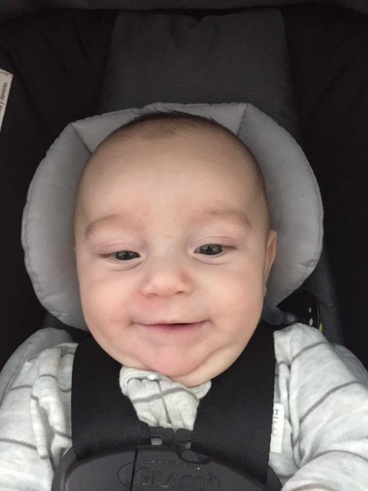 My grandson Noah enjoying his Labor Day.