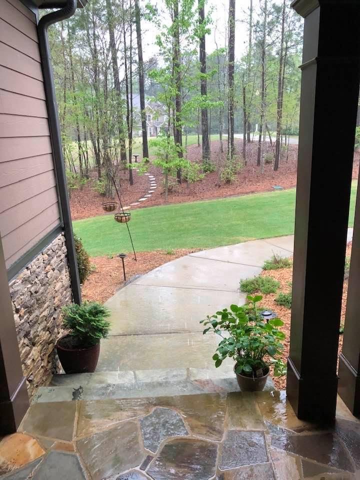 Rainy day in Georgia.