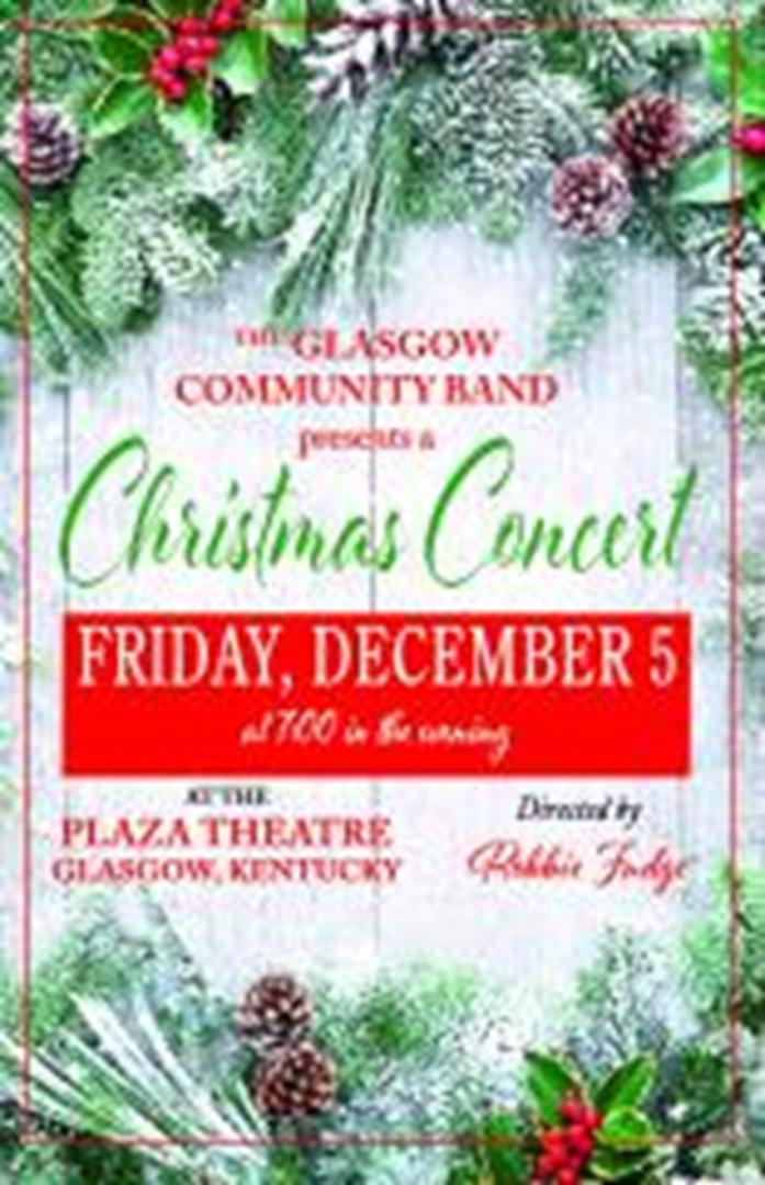 Looking forward to our Christmas Concert, everybody welcome, a great way to get ready for the Christmas Parade!