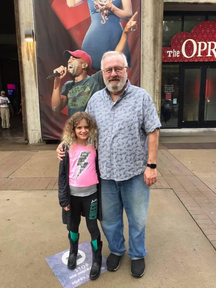 At the grand ole opry Solli and grandpa
