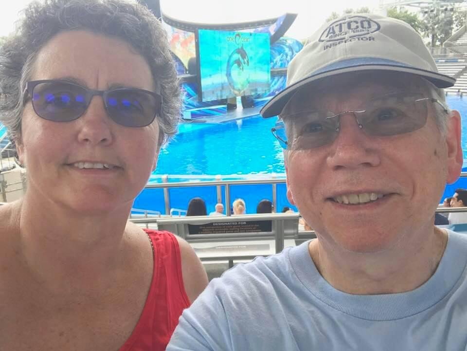 Still celebrating after 40 years where we spent some of our honeymoon. (Where’s Missy?)